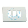 PLACCA 3 POSTI "VENUS" - mm.115x80h. - (1863.3F.B.)