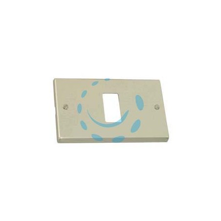 PLACCA 1 POSTO IN ALLUMINIO PAGLIERINO - mm.115x80h. 