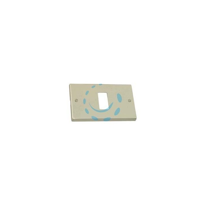 PLACCA 1 POSTO IN ALLUMINIO PAGLIERINO - mm.115x80h. 