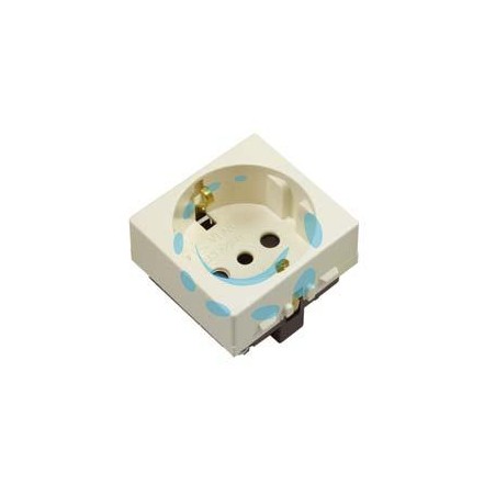 PRESA SICUREZZA SCHUKO P30 "VENUS" - 2 poli+terra 16A SCHUKO P30 c/sicurezza (7048.D)