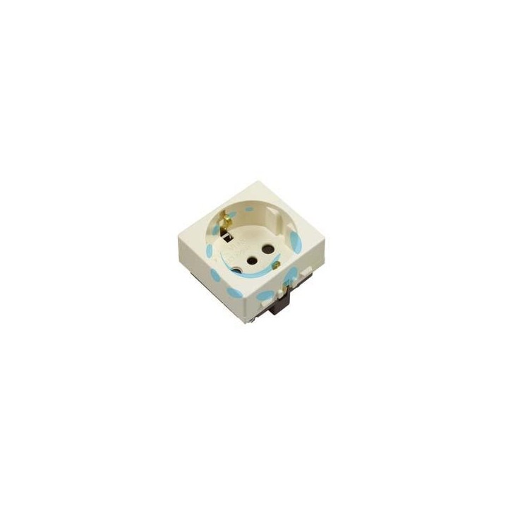 PRESA SICUREZZA SCHUKO P30 "VENUS" - 2 poli+terra 16A SCHUKO P30 c/sicurezza (7048.D)