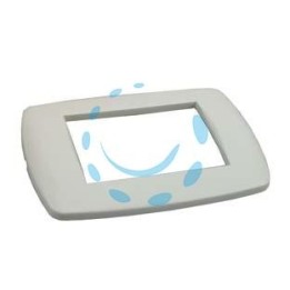 PLACCA 3 POSTI "MILLENNIUM" BIANCA - 3 posti - mm.123x84h.(7843.T.B)