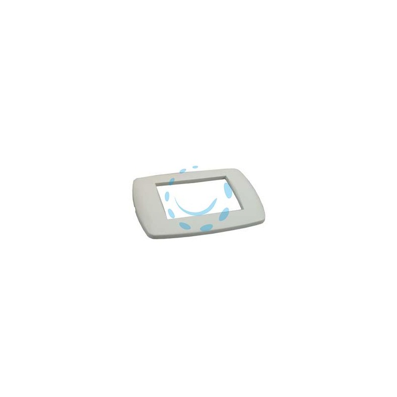 PLACCA 3 POSTI "MILLENNIUM" BIANCA - 3 posti - mm.123x84h.(7843.T.B)