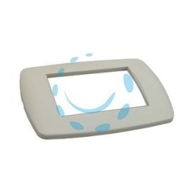PLACCA 3 POSTI "MILLENNIUM" AVORIO - 3 posti - mm.123x84h. (7843.T.A)