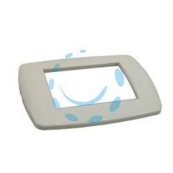 PLACCA 3 POSTI "MILLENNIUM" AVORIO - 3 posti - mm.123x84h. (7843.T.A)