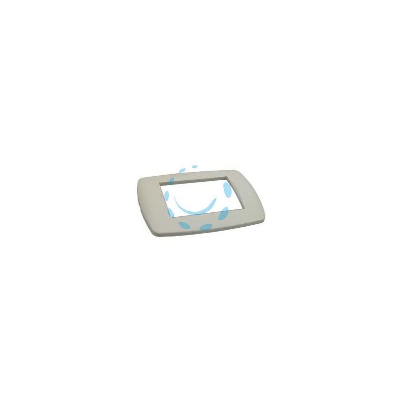 PLACCA 3 POSTI "MILLENNIUM" AVORIO - 3 posti - mm.123x84h. (7843.T.A)