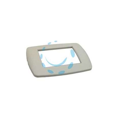 PLACCA 3 POSTI "MILLENNIUM" AVORIO - 3 posti - mm.123x84h. (7843.T.A)