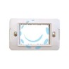 SUPPORTO PER PLACCHE 3 POSTI "AQUA" - 3 posti - (7723.B)
