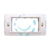 SUPPORTO PER PLACCHE 4 POSTI "AQUA" - 4 posti - (7724.B)