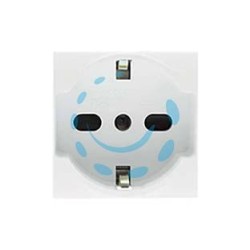 PRESA SICUREZZA SCHUKO TRIVALENTE "AQUA" - 2 poli+terra 10/16 SCHUKO c/sicurezza (7648.I)