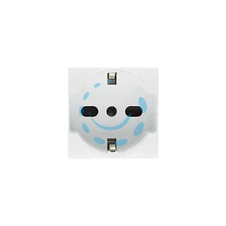 PRESA SICUREZZA SCHUKO TRIVALENTE "AQUA" - 2 poli+terra 10/16 SCHUKO c/sicurezza (7648.I)