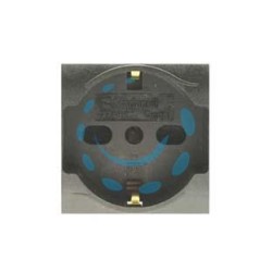 PRESA SICUREZZA SCHUKO TRIVALENTE "ONDA" - 2 poli+terra 10/16 SCHUKO c/sicurezza (7748.I)