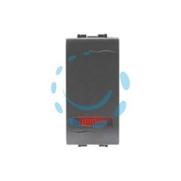 INTERRUTTORE DEVIATORE UNIPOLARE LUMINOSO "ONDA" - deviatore 16AX 250V (7708.6)