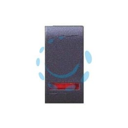 PULSANTE UNIPOLARE LUMINOSO "ONDA" - 16A 250V (7706.1)