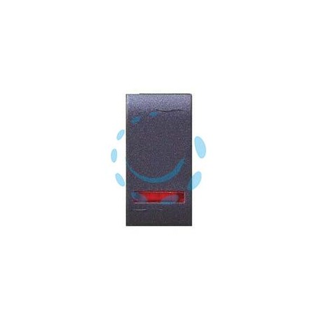 PULSANTE UNIPOLARE LUMINOSO "ONDA" - 16A 250V (7706.1)