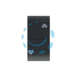 PULSANTE DOPPIO SALISCENDI "ONDA" - 1P(NO)+1P(NO) - 10A 250V (7737.1)