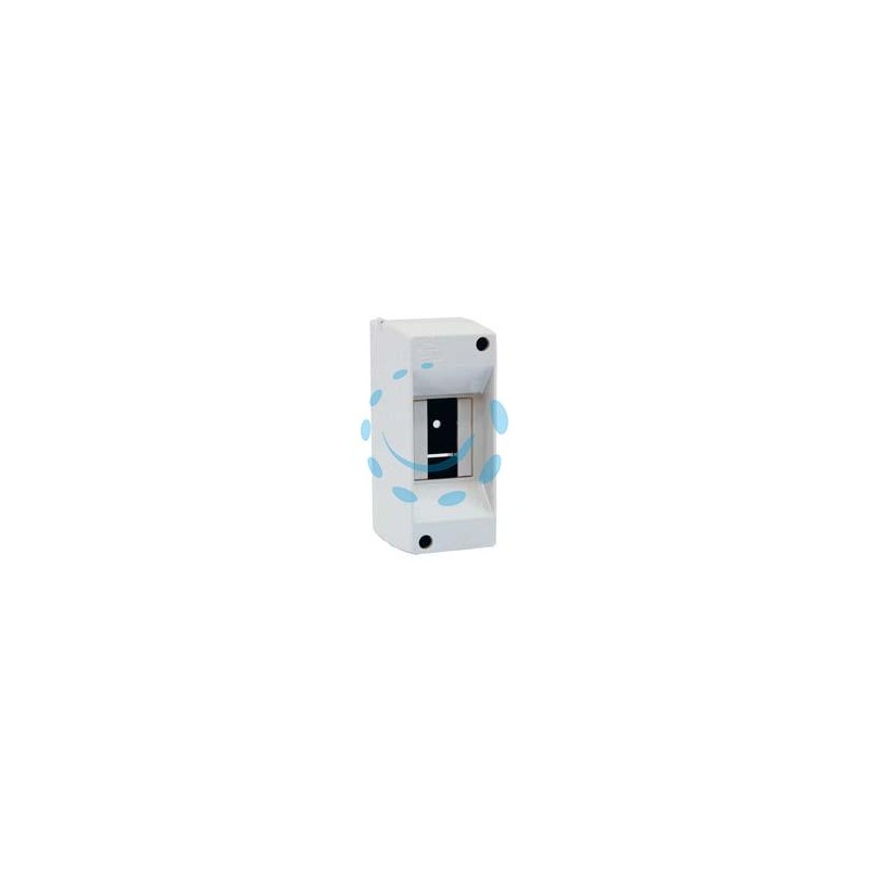 CENTRALINO DA PARETE SENZA SPORTELLO IP40 - mm.55x80x135h per 1/2 moduli - 4W (90.02)