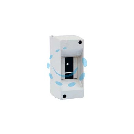 CENTRALINO DA PARETE SENZA SPORTELLO IP40 - mm.55x80x135h per 1/2 moduli - 4W (90.02)