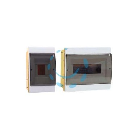 CENTRALINO DA INCASSO CON SPORTELLO FUME' IP40 "SERIE ARREDO" - mm.120x22x200h per 2/4 modui - 16W (970.04.B)