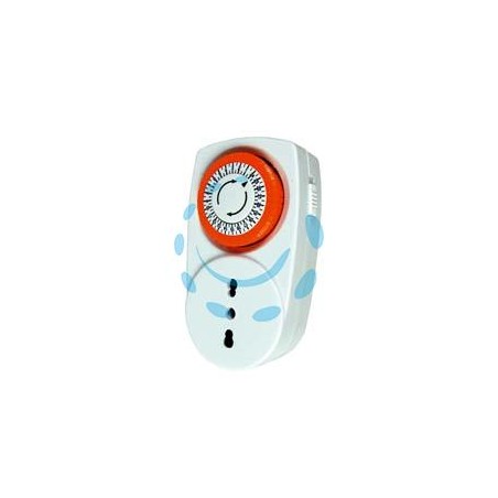 TIMER A PRESA GIORNALIERO CON INTERRUTTORE INTERVALLO 30 MINUTI 