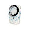 TIMER A PRESA GIORNALIERO CON INTERRUTTORE INTERVALLO 15 MINUTI 