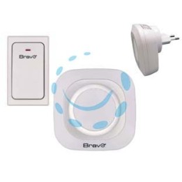 CAMPANELLO WIRELESS KIN-PLUG IN - colore bianco
