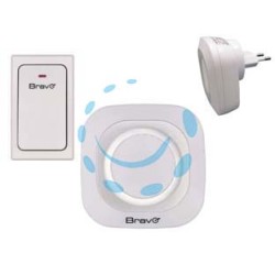 CAMPANELLO WIRELESS KIN-PLUG IN - colore bianco
