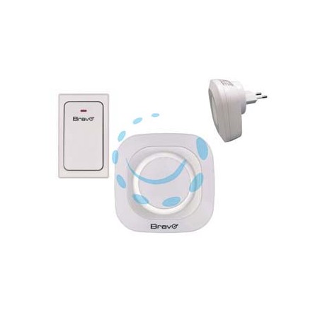CAMPANELLO WIRELESS KIN-PLUG IN - colore bianco