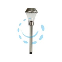 LAMPADA SOLARE INOX POLLUCE - ø cm.9x39,5h.
