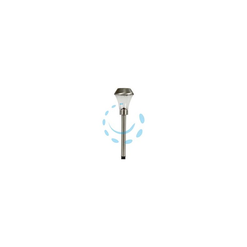 LAMPADA SOLARE INOX POLLUCE - ø cm.9x39,5h.