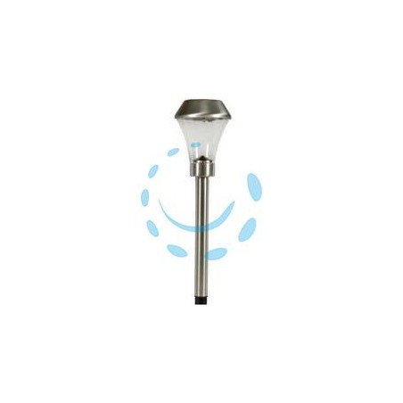 LAMPADA SOLARE INOX POLLUCE - ø cm.9x39,5h.