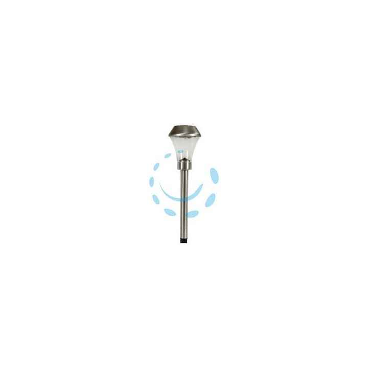 LAMPADA SOLARE INOX POLLUCE - ø cm.9x39,5h.