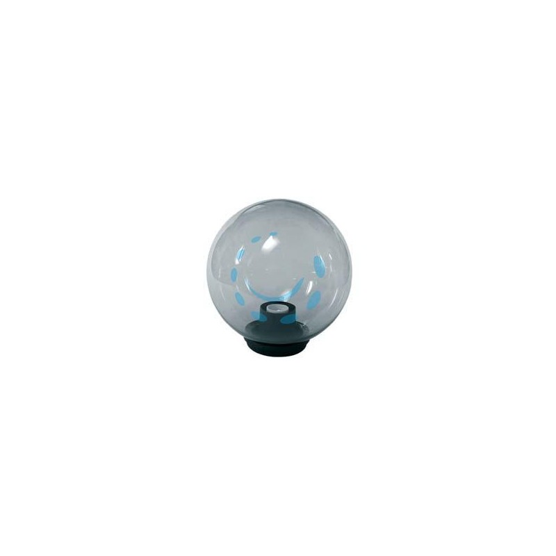 GLOBO FUME' CON BASE E PORTALAMPADE - ø mm.200 max 40w