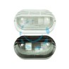PLAFONIERA A PALPEBRA TRAFORATA - max 40w IP44 - mm.200x115x100h. colore bianco