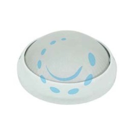 PLAFONIERA TONDA IN ALLUMINIO PER ESTERNO - 100w IP54 ø mm.258x125h. bianco
