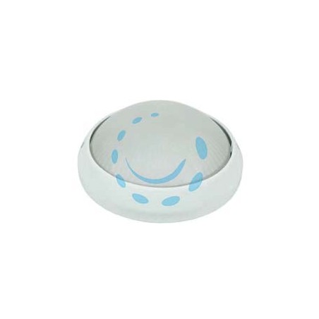 PLAFONIERA TONDA IN ALLUMINIO PER ESTERNO - 100w IP54 ø mm.258x125h. bianco