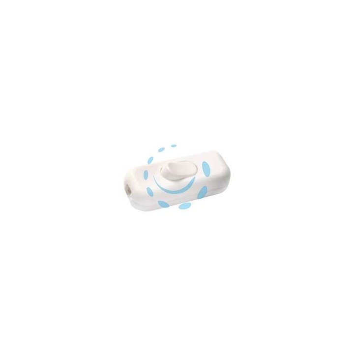 INTERRUTTORE PASSAFILO UNIPOLARE BIANCO 