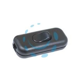 INTERRUTTORE PASSAFILO UNIPOLARE NERO 