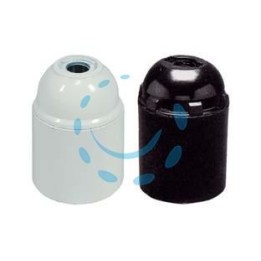 PORTALAMPADA E27 TERMOPLASTICO LISCIO - colore bianco