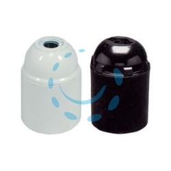 PORTALAMPADA E27 TERMOPLASTICO LISCIO - colore bianco