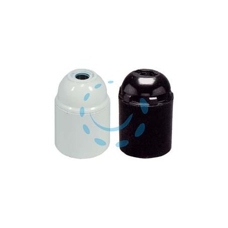 PORTALAMPADA E27 TERMOPLASTICO LISCIO - colore bianco