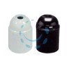 PORTALAMPADA E27 TERMOPLASTICO LISCIO - colore bianco