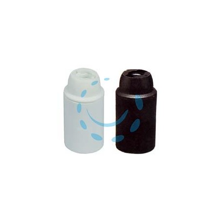 PORTALAMPADA E14 TERMOPLASTICO LISCIO - colore bianco