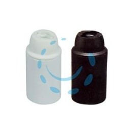 PORTALAMPADA E14 TERMOPLASTICO LISCIO - colore nero