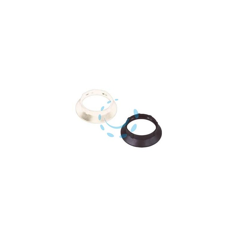 GHIERA TERMOPLASTICA PER PORTALAMPADA E14 - colore bianco