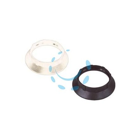 GHIERA TERMOPLASTICA PER PORTALAMPADA E14 - colore nero