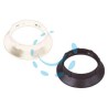 GHIERA TERMOPLASTICA PER PORTALAMPADA E14 - colore nero