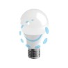LAMPADA LED GOCCIA OPALE E27 - 6w - E27 - 4000°K naturale - 470 lm 220°