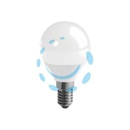 LAMPADA LED SFERA OPALE E14 - 3w - E14 - 2700°K calda - 250 lm - 210°