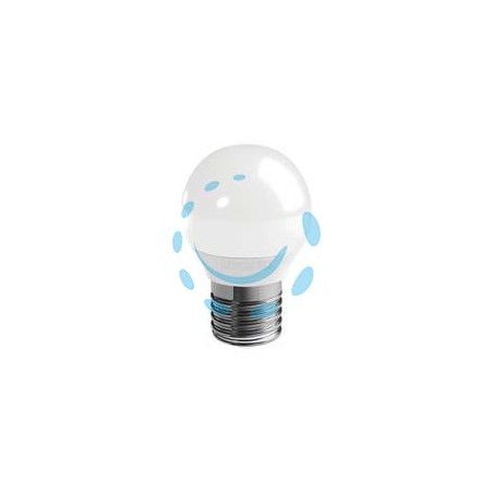 LAMPADA LED SFERA OPALE E27 - 3w - E27 - 4000°K naturale - 250 lm - 210°